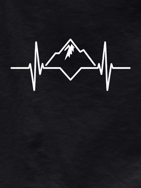 Mountain heartbeat mountaineer
