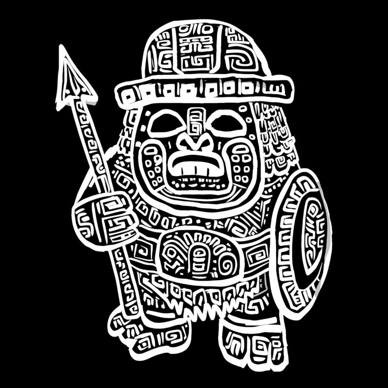Mayan God Maya Mythology Buluc Chabtan Warrior