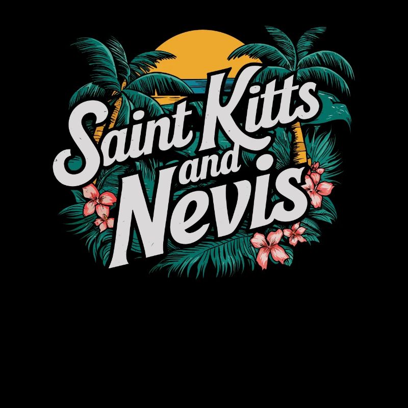 Saint-Kitts-et-Nevis souvenir paradis tropical