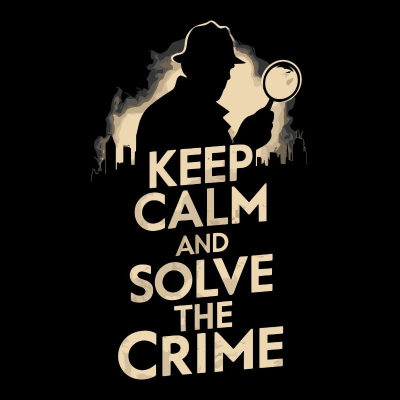 Keep Calm Und Löse Das Verbrechen - Murder Mystery