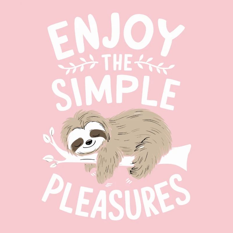 Profitez des plaisirs simples de Sloth Inspiring