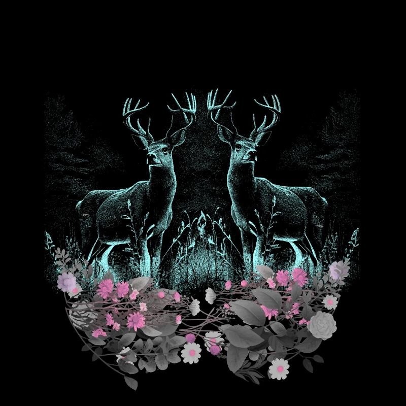 Deer Deer Wild Flowers Nature Forest Animals Roebuck