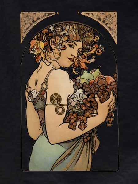 Alfons Mucha - Le Fruit