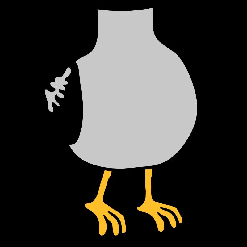 Seagull without head costume