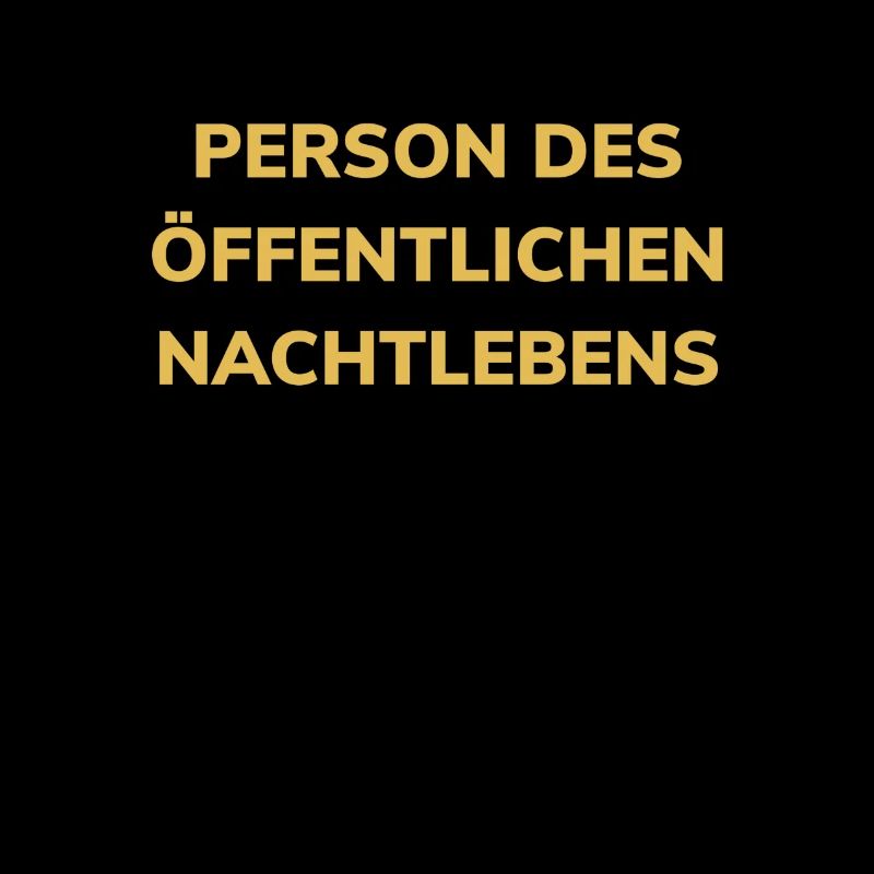 Person des öffentlichen Nachtlebens