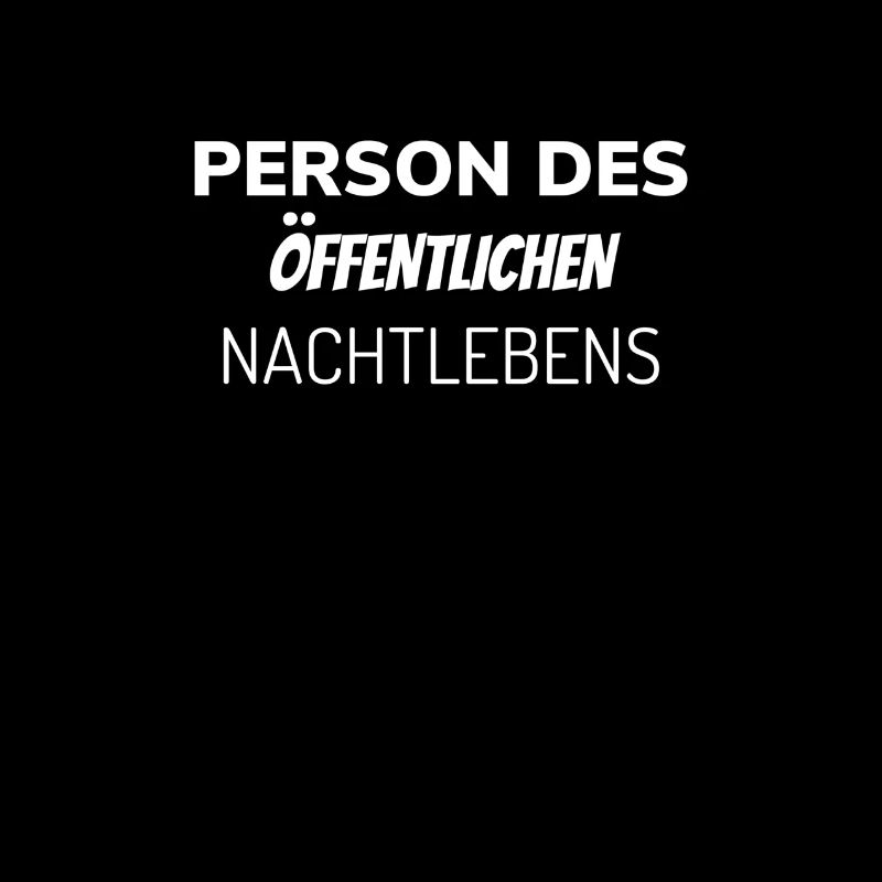 Person des öffentlichen Nachtlebens