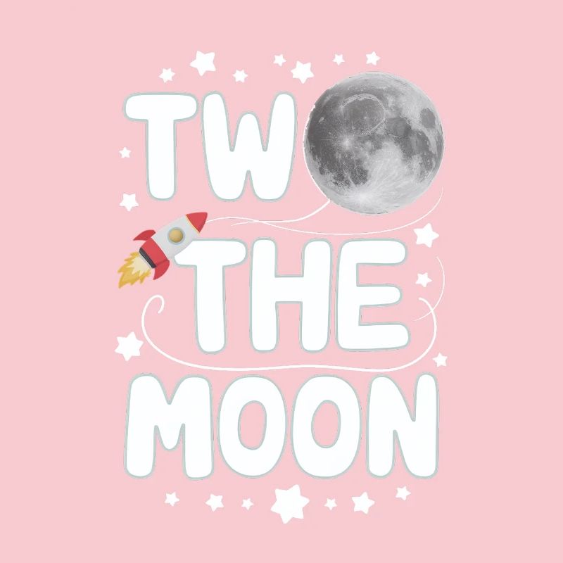 Partir dans l’espace pour le 2e anniversaire – deux sur la lune