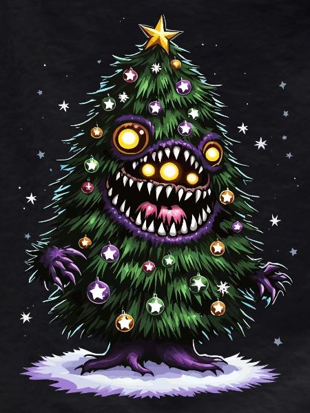 Christmas Tree Monster