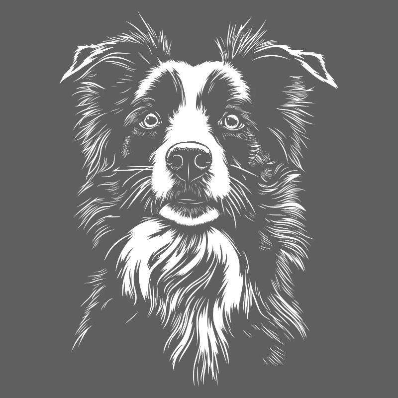 Border Collie Portret Psy Psy pasterskie