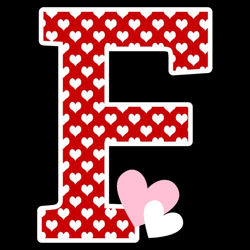 Buchstabe F Herz