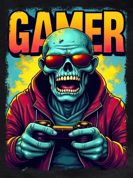Gambler zombie with controller