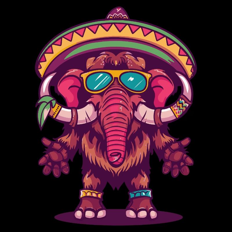 Mammoth Comic Funny Sombrero