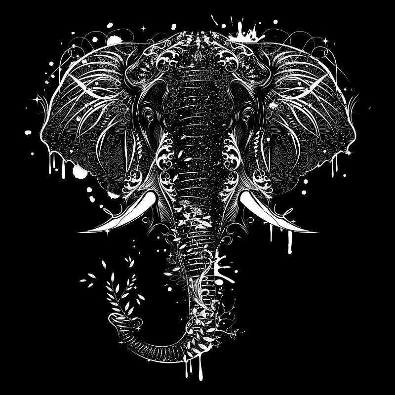 la tête d'éléphant