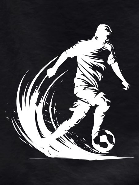 Soccer Player Graphic