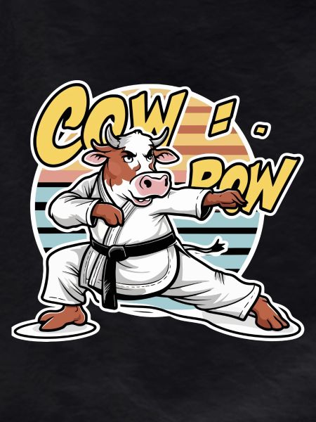 Cow Karate Dojo Retro