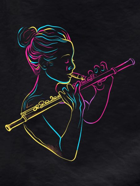 Flute Girl 80s