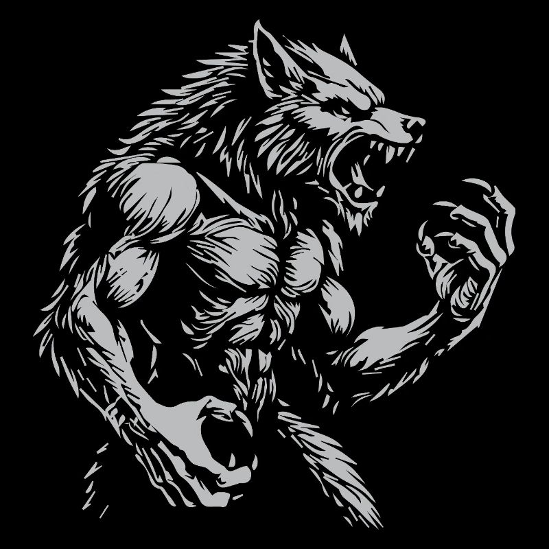 Fierce warewolf Illustration