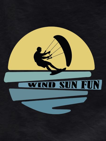 Wind Sun Fun Kitesurfer