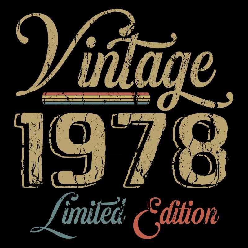 Millésime 1978 Édition limitée Naissance Millésime 1978