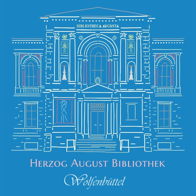 Wolfenbüttel, library hand-drawn