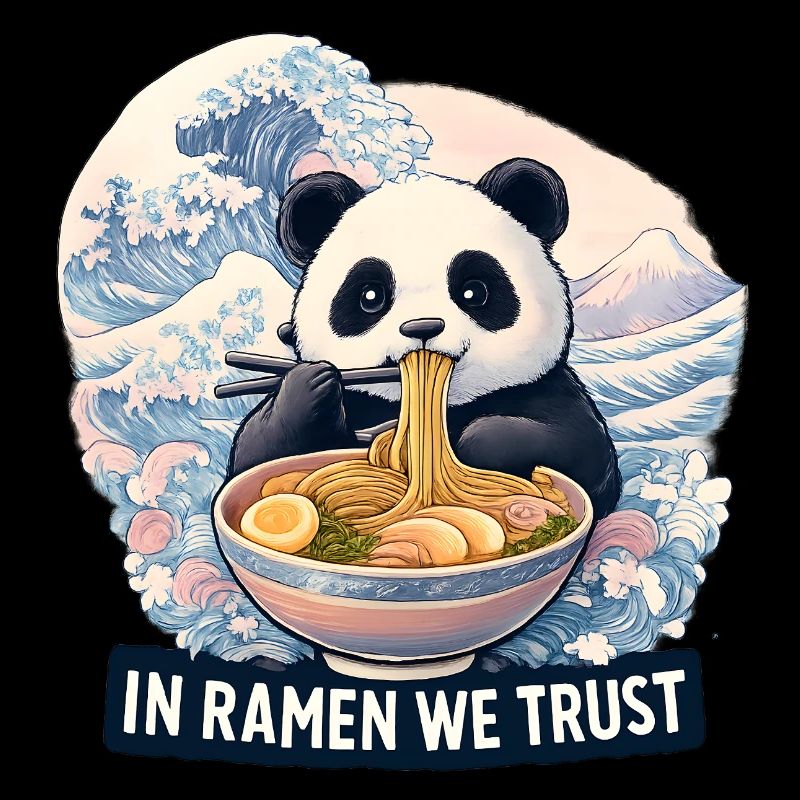 Panda Ramen Nudel Bowl