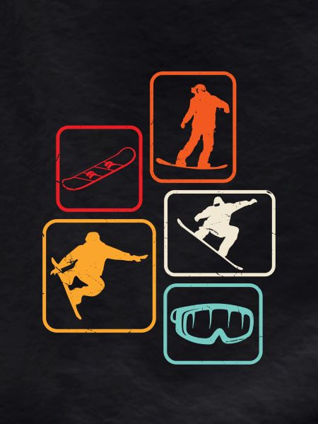 Snowboard retro Snowboarding Skiing