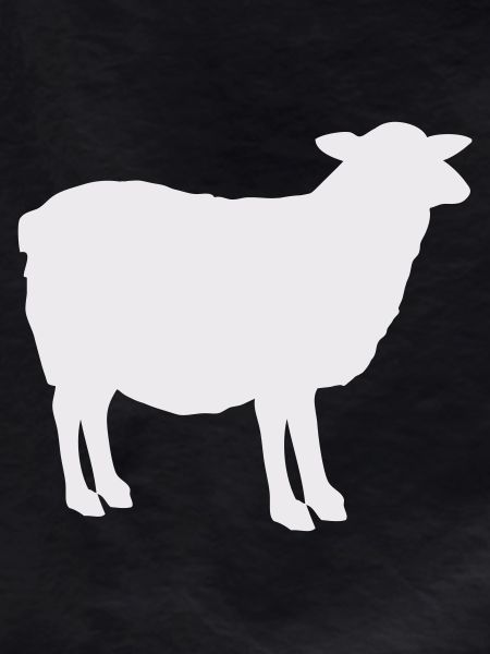 Schaf-Silhouette