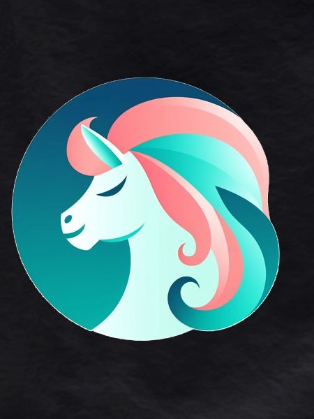 Neon Einhorn Traumbild