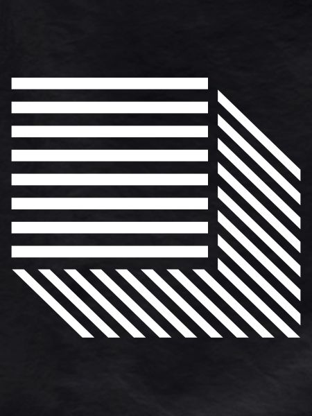Geometric Diagonal Stripe Mosaic
