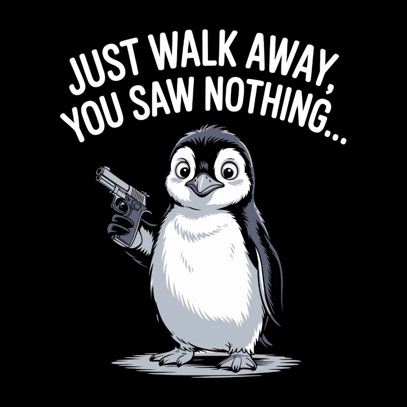 Pistolet pingouin Éloignez-vous, vous n’avez rien vu