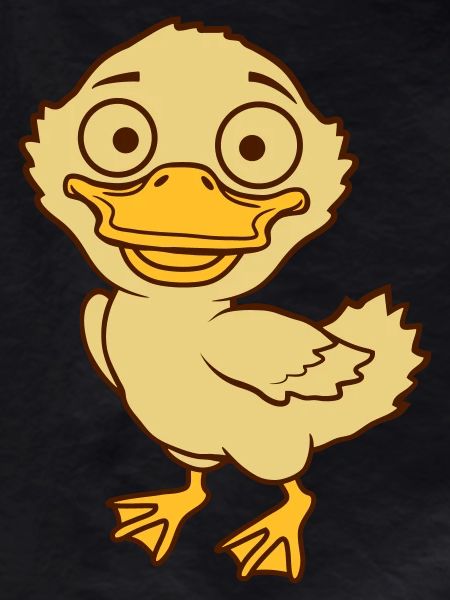 Cute little comic ducklings