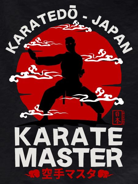 Karate master bushido japan