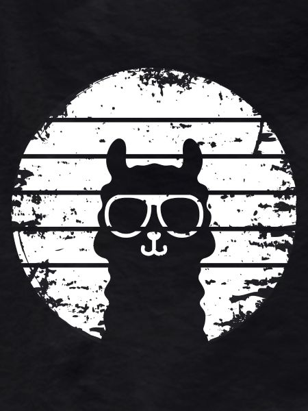 Retro Sunset Lama