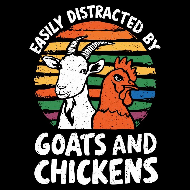 Facilement distrait par les chèvres et les poulets