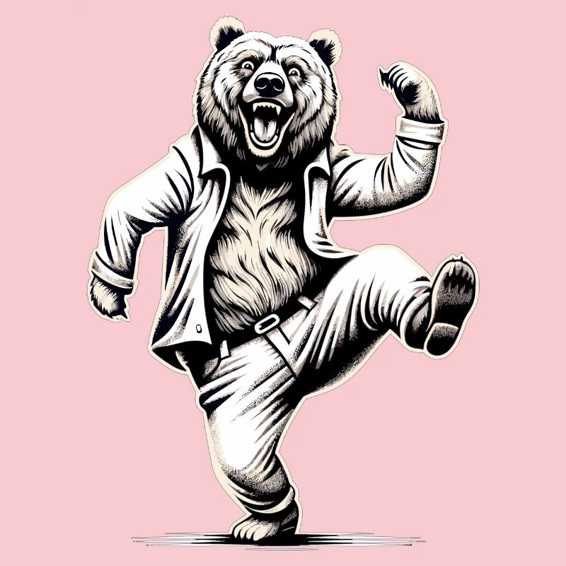 Funny Bear Dad Dad Gift