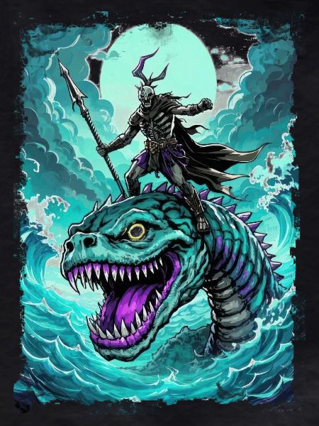 Skeletal Sea Monster