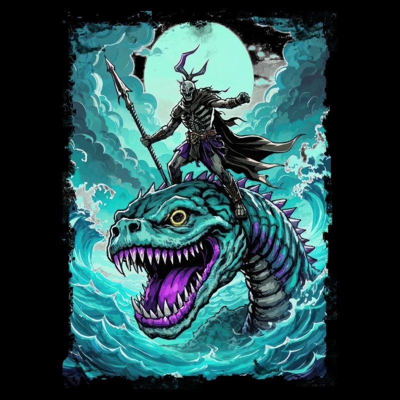 Skeletal Sea Monster