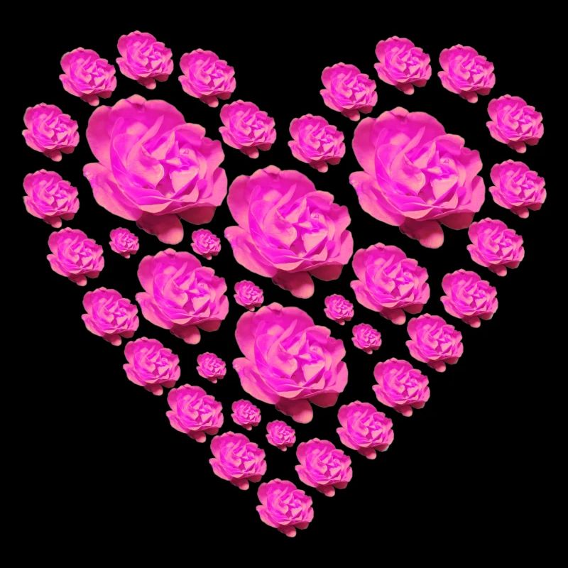 rosa Rosen Herz