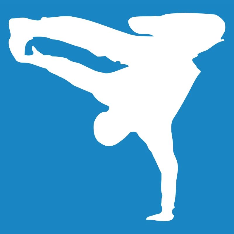 Breakdance Move Graphiques blanc