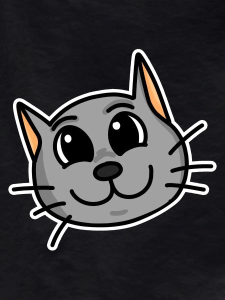Cute cat head