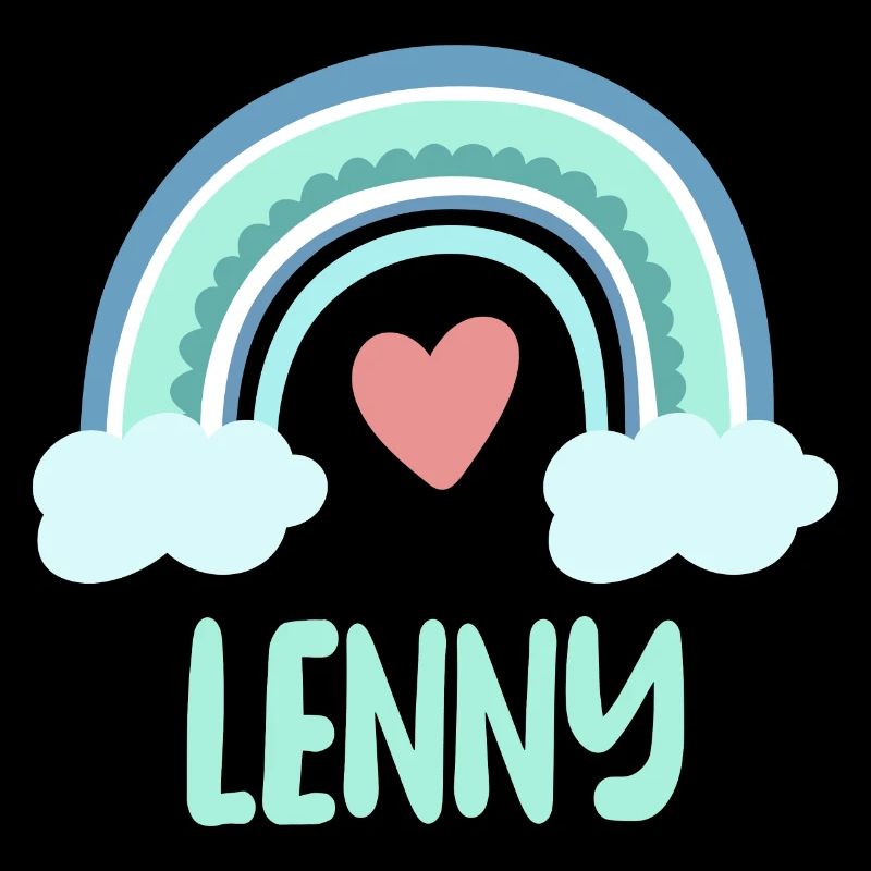 Lenny Name Regenbogen Baby
