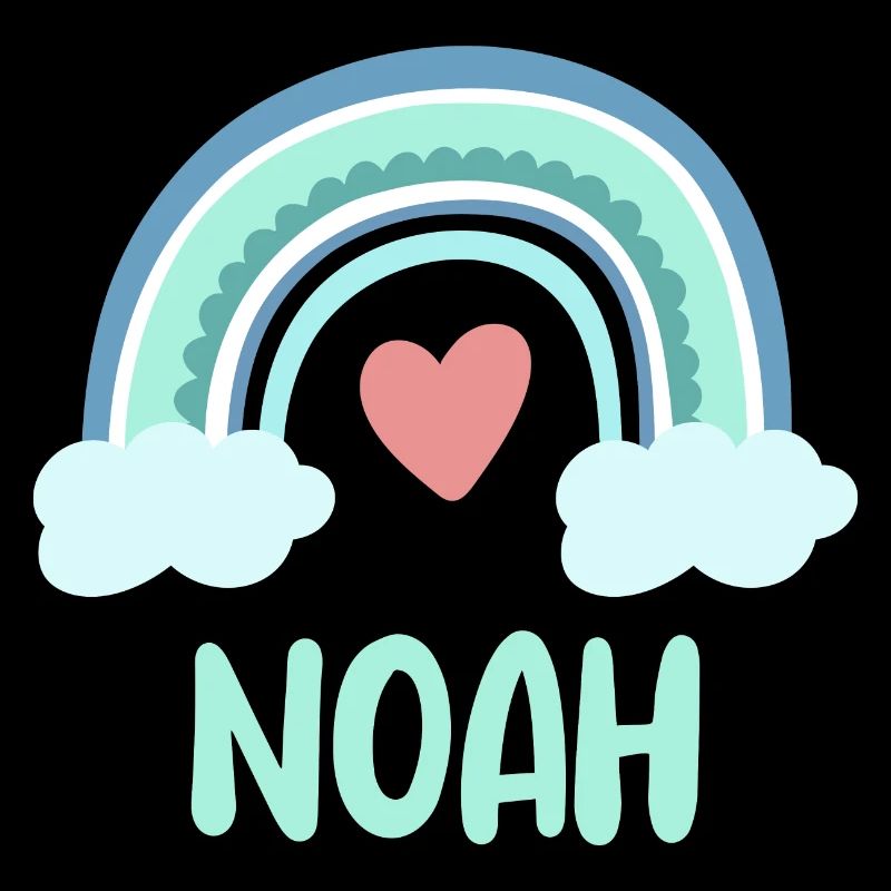 Noah Name Regenbogen Baby