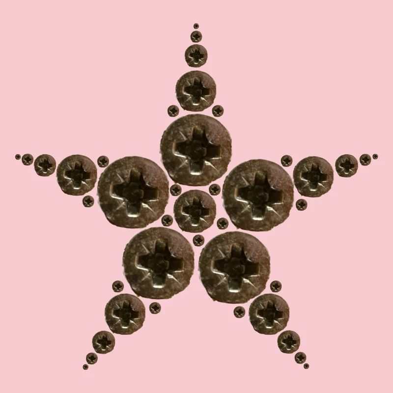 Étoile faite de vis