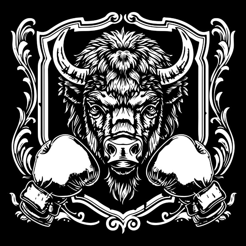 Bison Boxer Boxe MMA