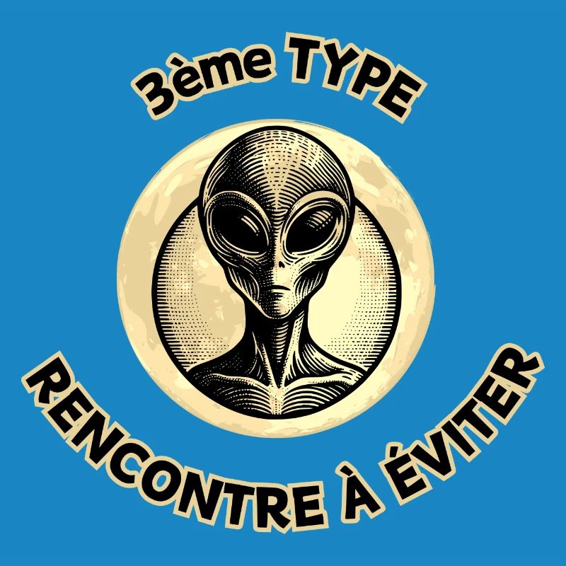 3rd type Alien extratrestre UFO humor