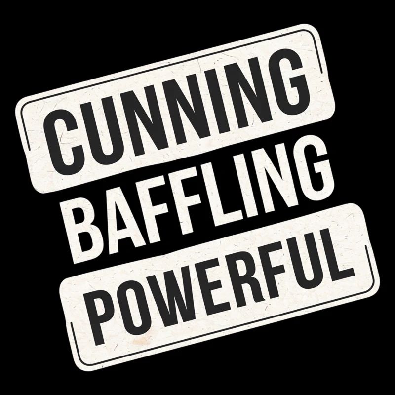 Cunning Baffling Powerful 12