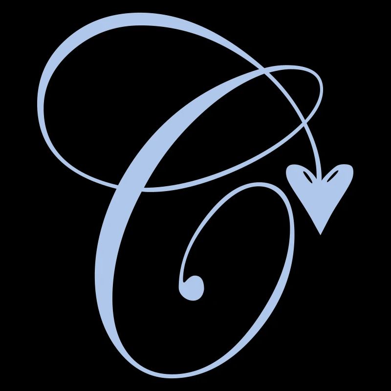 Monogramme C Vigne Coeur