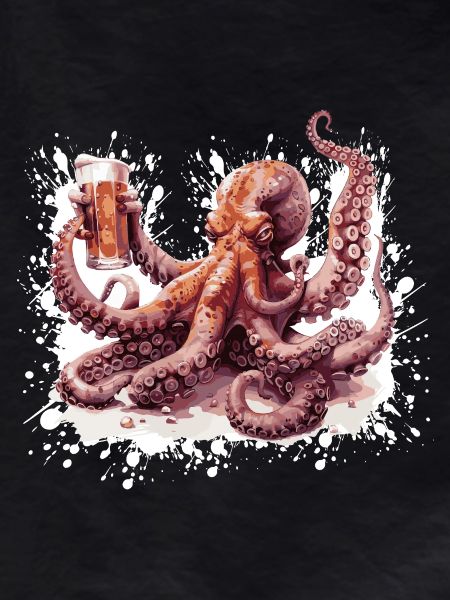 Octopus Beer Funny