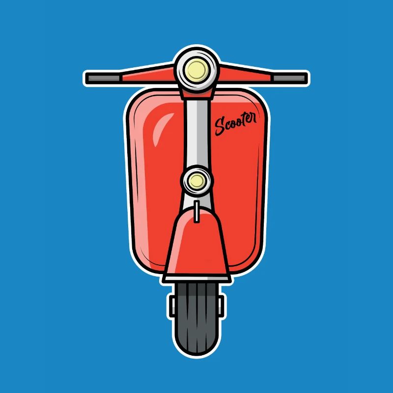 Scooter Motorroller Roller rot