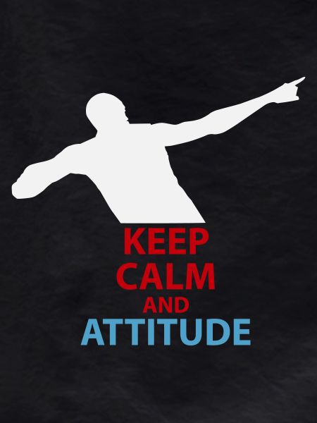 Calm and Attitude Silhouette